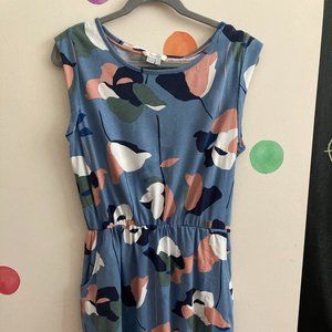 Boden Floral Print Sleeveless Cotton Dress (12)